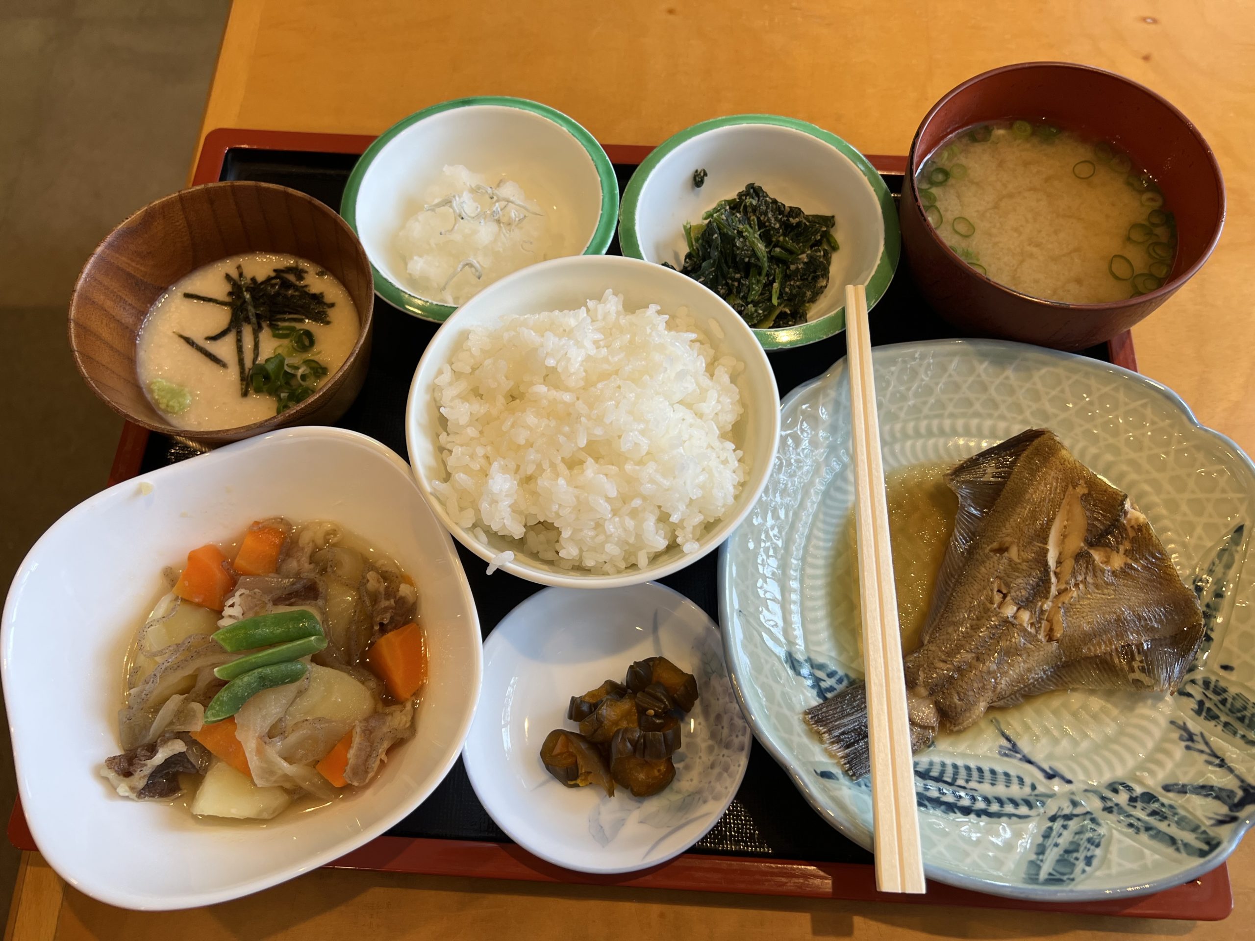 お食事メニューの様子